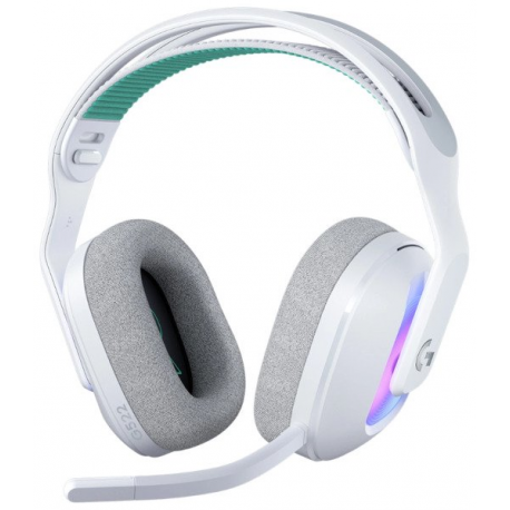 Logitech G G522 - Headset - full size - Bluetooth / LIGHTSPEED - wireless, wired - USB-A, USB-C - white - 0