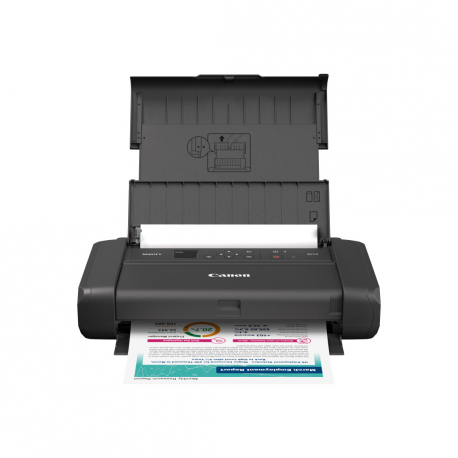 Canon MAXIFY BX110 - Printer - colour - ink-jet - A4 / Legal - 4800 x 1200 dpi - up to 9 ipm (mono)  /  up to 5.5 min / page (colour) - capacity: 50 sheets - USB-C, Wi-Fi(ac) - 7