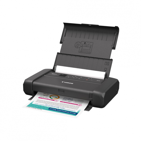 Canon MAXIFY BX110 - Printer - colour - ink-jet - A4 / Legal - 4800 x 1200 dpi - up to 9 ipm (mono)  /  up to 5.5 min / page (colour) - capacity: 50 sheets - USB-C, Wi-Fi(ac) - 8