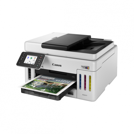 Canon MAXIFY GX6150 MegaTank - Multifunction printer - colour - ink-jet - CISS - Legal (216 x 356 mm), A4 (210 x 297 mm) (original) - A4 / Legal (media) - up to 24 ipm (printing) - 350 sheets - USB 2.0, Wi-Fi(n), LAN - 8