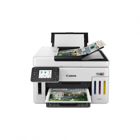 Canon MAXIFY GX6150 MegaTank - Multifunction printer - colour - ink-jet - CISS - Legal (216 x 356 mm), A4 (210 x 297 mm) (original) - A4 / Legal (media) - up to 24 ipm (printing) - 350 sheets - USB 2.0, Wi-Fi(n), LAN - 11