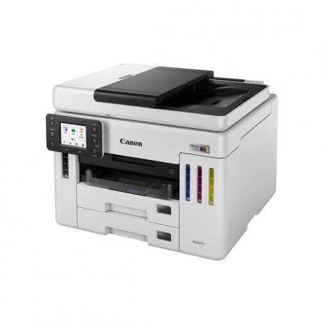 Canon MAXIFY GX7150 MegaTank - Multifunction printer - colour - ink-jet - CISS - Legal (216 x 356 mm), A4 (210 x 297 mm) (original) - A4 / Legal (media) - up to 24 ipm (printing) - 600 sheets - 33.6 Kbps - USB 2.0, Wi-Fi(n), LAN - 7