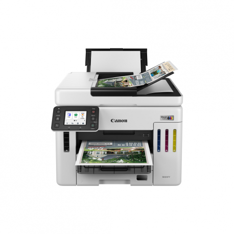 Canon MAXIFY GX7150 MegaTank - Multifunction printer - colour - ink-jet - CISS - Legal (216 x 356 mm), A4 (210 x 297 mm) (original) - A4 / Legal (media) - up to 24 ipm (printing) - 600 sheets - 33.6 Kbps - USB 2.0, Wi-Fi(n), LAN - 10