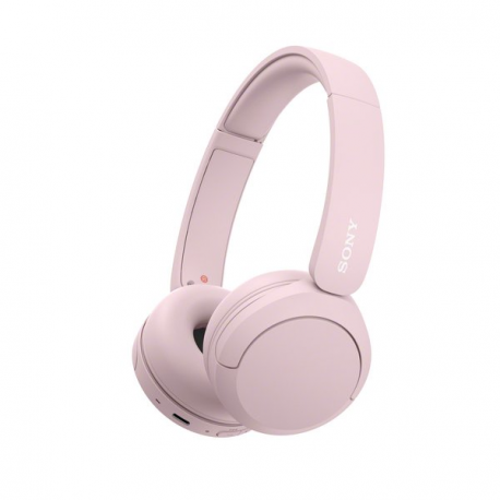 Sony WH-CH520 - Headphones with mic - on-ear - Bluetooth - wireless - pink - 0