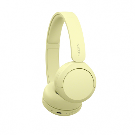 Sony WH-CH520 - Headphones with mic - on-ear - Bluetooth - wireless - yellow - 12