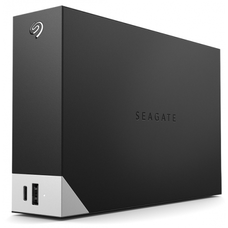Seagate One Touch with hub STLC12000402 - Hard drive - 12 TB - external (desktop) - USB 3.0 - black - with Seagate Rescue Data Recovery - 0