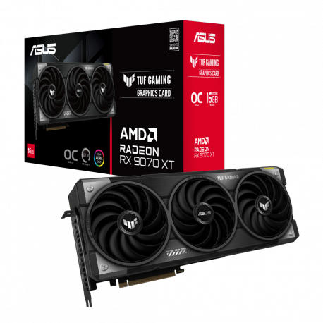 VGA PCIE16 RX9070XT 16GB GDDR6/TUF-RX9070XT-O16G-GAMING ASUS - 11