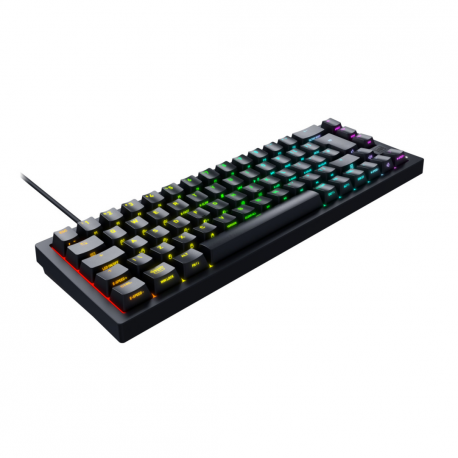 CHERRY XTRFY K5V2 - Keyboard - 65% - compact - backlit - QWERTY - US - key switch: CHERRY MX2A Red (hot-swappable) - black - 2