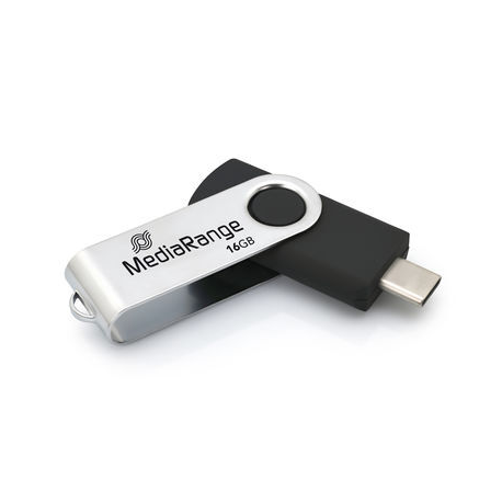 MEMORY DRIVE FLASH USB-C 16GB/MR1951 MEDIARANGE - 0