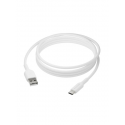 dbramante1928 re-charge - USB cable - 24 pin USB-C male to USB 2.0 A male - 2 m - white - 100% recycled plastic, braided cable, charge and sync