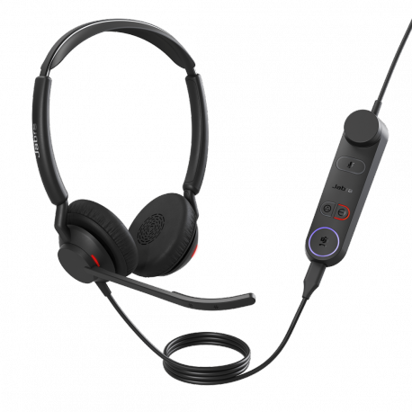 Jabra Engage 50 II UC Stereo - Headset - on-ear - wired - USB-C, USB-A - UC certified - 0