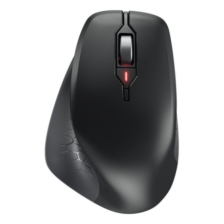CHERRY STREAM MOUSE COMFORT - Mouse - ergonomic - right-handed - optical - 6 buttons - wireless - 2.4 GHz - USB wireless receiver - black - 0
