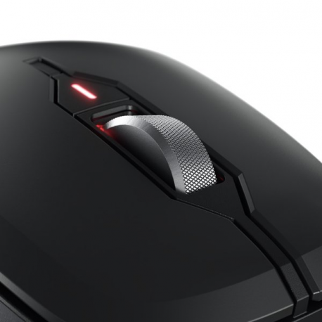 CHERRY STREAM MOUSE COMFORT - Mouse - ergonomic - right-handed - optical - 6 buttons - wireless - 2.4 GHz - USB wireless receiver - black - 4