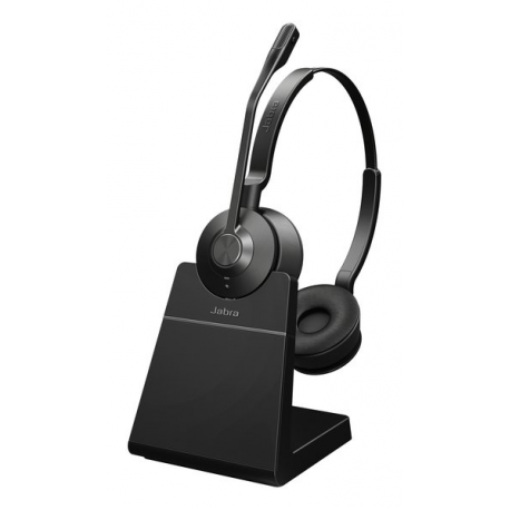 Jabra Engage 55 SE Stereo - Headset - on-ear - DECT - wireless - USB-A via DECT adapter - UC certified - 1