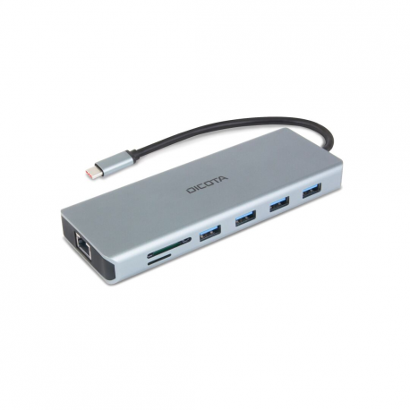 DICOTA - Docking station - USB-C - HDMI, DP - 1GbE - 0