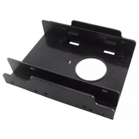 CoreParts - Storage bay adapter - plastic material, size: 122 100 25mm - 3.5" to 2 x 2.5" - black - 0