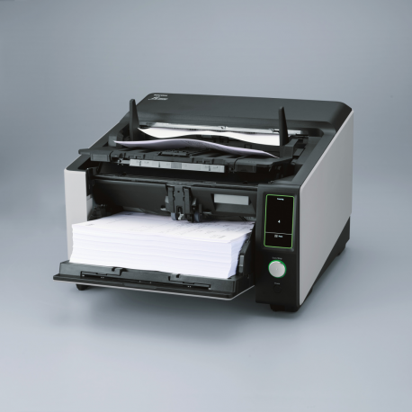 Ricoh fi 8950 - Document scanner - Dual CIS - Duplex - 305 x 431.8 mm - 600 dpi x 600 dpi - up to 150 ppm (mono) / up to 150 ppm (colour) - ADF (750 sheets) - up to 130000 scans per day - Gigabit LAN, USB 3.2 Gen 1 - 3