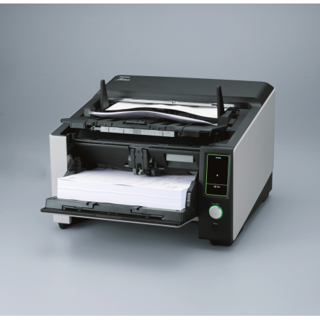 Ricoh fi 8820 - Document scanner - Dual CIS - Duplex - 305 x 431.8 mm - 600 dpi x 600 dpi - up to 120 ppm (mono) / up to 120 ppm (colour) - ADF (500 sheets) - up to 100000 scans per day - Gigabit LAN, USB 3.2 Gen 1 - 3