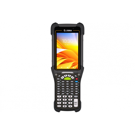 Zebra MC9400 - Data collection terminal - rugged - Android - 128 GB - 4.3" colour (800 x 480) - rear camera + front camera - barcode reader - (2D imager) - USB host - microSD slot - NFC, Wi-Fi 6E, Bluetooth - TAA Compliant - 5