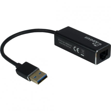 Argus IT-810 - Network adapter - USB 3.0 - Gigabit Ethernet - black - 0