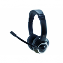 Conceptronic Polona POLONA01B - Headset - full size - wired - USB - black