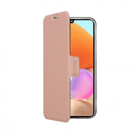 Screenor Clever - Flip cover for mobile phone - eco-leather, thermoplastic polyurethane (TPU) - rose - for OnePlus Nord CE 5G - 0