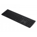 Lenovo Professional - Keyboard - full size - wireless - 2.4 GHz, Bluetooth - QWERTY - Nordic - grey - brown box - for ThinkCentre M70q Gen 5; M90q Gen 5; M90t Gen 5; V14 G5 IRL; V15 G4 AMN; V15 G4 IRU