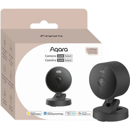 Aqara G100 Select - Network surveillance camera - indoor, outdoor - colour (Day&Night) - 3 MP - 2304 x 1296 - 2K - audio - Wi-Fi - 2.4GHz radio, Bluetooth, 802.11ax - H.264 - DC 5 V - 0