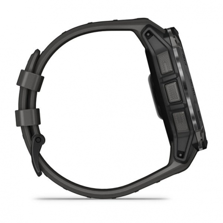 Garmin Instinct 3 AMOLED - 50 mm - black fibre-reinforced polymer - Yes smart watch with band - silicone - charcoal - display 1.3" - 4 GB - Bluetooth, ANT+ - 59 g - 3