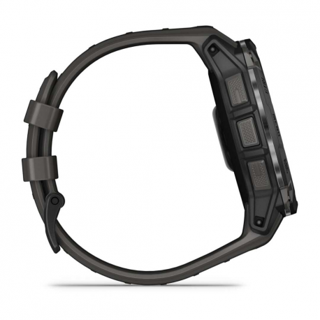 Garmin Instinct 3 AMOLED - 50 mm - black fibre-reinforced polymer - Yes smart watch with band - silicone - charcoal - display 1.3" - 4 GB - Bluetooth, ANT+ - 59 g - 8