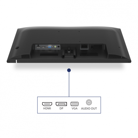 Philips 27E1N1200A - 1000 Series - LED monitor - 27" - 1920 x 1080 Full HD (1080p) @ 100 Hz - IPS - 250 cd/m² - 1300:1 - 1 ms - HDMI, VGA, DisplayPort - speakers - black - 2