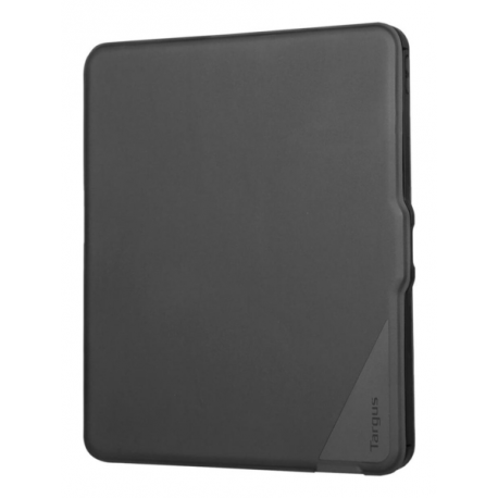 Targus Versavu - Keyboard and folio case - with trackpad - backlit - wireless - Bluetooth 5.0 - QWERTY - Nordic - black - 5