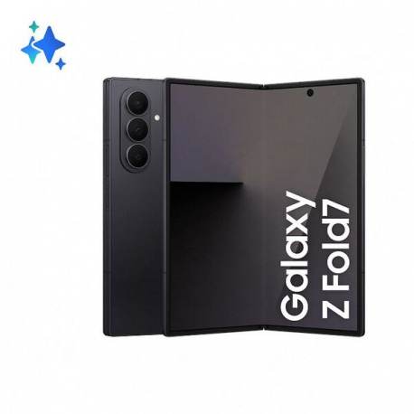 Samsung Galaxy Z Fold7 - 5G smartphone - dual-SIM - RAM 16 GB  /  Internal Memory 1 TB - OLED display - 8" - 8" - 2184 x 1968 pixels 2184 x 1968 pixels (120 Hz) - 3x rear cameras 200 MP, 12 MP, 10 MP - 2x front cameras 10 MP, 10 MP - jet black - 9