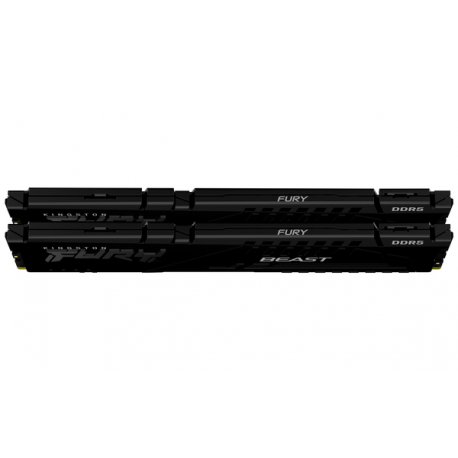 Kingston FURY Beast - DDR5 - kit - 64 GB: 2 x 32 GB - DIMM 288-pin - 2800 MHz / PC5-44800 - CL36 - 1.25 V - unbuffered - on-die ECC - black - 1