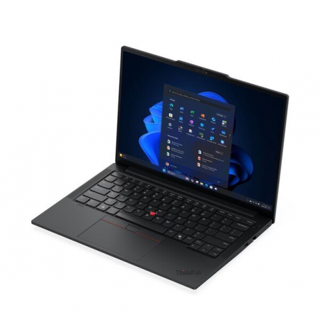 Lenovo ThinkPad E14 Gen 7 21T0 - 180-degree hinge design - AMD Ryzen 5 - 230 / up to 4.9 GHz - Win 11 Pro - Radeon 760M - 16 GB RAM - 512 GB SSD TCG Opal Encryption 2, NVMe - 14" IPS 1920 x 1200 - Wi-Fi 6E, Bluetooth - black - kbd: Nordic (Danish/Finnish/Norwegian/Swedish) - with 3 Years Lenovo Courier/Carry-in, CO2 Offset 0.5 ton (2nd Gen) - 2