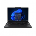Lenovo ThinkPad T16 Gen 4 21QE - 180-degree hinge design - Intel Core Ultra 7 - 255U / up to 5.2 GHz - Win 11 Pro - Intel Graphics - 32 GB RAM - 1 TB SSD TCG Opal Encryption 2, NVMe - 16" IPS 1920 x 1200 - Wi-Fi 6E, Bluetooth - 5G upgradable - black - kbd: Nordic (Danish/Finnish/Norwegian/Swedish) - with 3 Years Lenovo Premier Support, CO2 Offset 0.5 ton (2nd Gen)