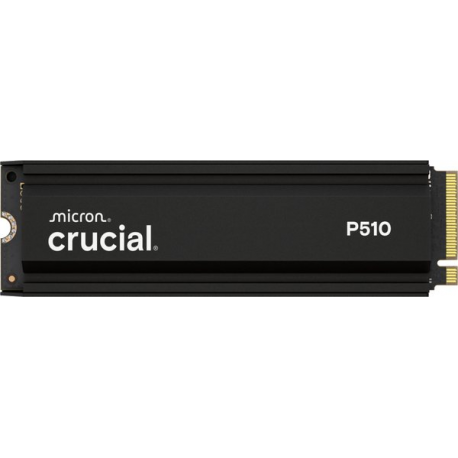 Crucial P510 - SSD - 1 TB - internal - M.2 2280 - PCI Express 5.0 x4 (NVMe) - integrated heatsink - 0