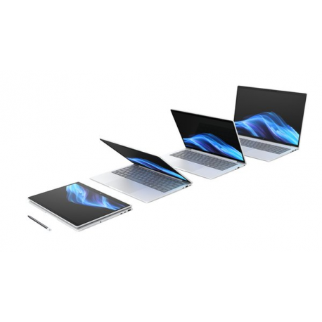 HP EliteBook 8 G1i Notebook Next Gen AI - 174-degree hinge design - Intel Core Ultra 5 - 228V / up to 4.5 GHz - Win 11 Pro - Arc Graphics 130V - 32 GB RAM - 512 GB SSD NVMe - 14" IPS 1920 x 1200 - Wi-Fi 7, Bluetooth - glacier silver aluminium - kbd: Pan Nordic - with HP Carbon Neutral Computing Services - To the Door Service for Notebooks - 5