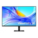 Samsung ViewFinity S8 S37D800UAU - S80UD Series - LED monitor - USB - 37" - 3840 x 2160 UHD @ 60 Hz - VA - 350 cd/m² - 3000:1 - HDR10 - 5 ms - HDMI, DisplayPort, USB-C - black