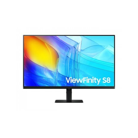 Samsung ViewFinity S8 S32D804EEU - S80D Series - LED monitor - 32" - 3840 x 2160 4K UHD (2160p) @ 60 Hz - VA - 350 cd / m² - 3000:1 - HDR10 - 5 ms - HDMI, DisplayPort - black - 0