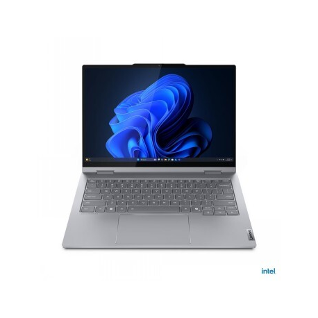 Lenovo ThinkBook 14 2-in-1 G5 IAU 21SQ - Flip design - Intel Core Ultra 5 - 225U / up to 4.8 GHz - Win 11 Pro - Intel Graphics - 16 GB RAM - 512 GB SSD NVMe - 14" IPS touchscreen 1920 x 1200 - Wi-Fi 6E, Bluetooth - luna grey - kbd: Nordic - with 2 Years Lenovo Depot Support, CO2 Offset 0.5 ton (2nd Gen) - 0