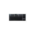 Logitech G G915 X - Keyboard - LIGHTSPEED - TKL - backlit - wireless - Bluetooth 5.0, 2.4 GHz, USB - QWERTY - US International - key switch: GL Tactile - black