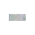 Logitech G G915 X - Keyboard - LIGHTSPEED - backlit - wireless - Bluetooth 5.0, 2.4 GHz, USB - QWERTY - US International - key switch: GL Tactile - white