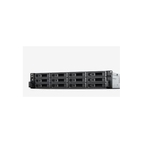 Synology RackStation RS2423+ - NAS server - 12 bays - rack-mountable - SATA 6Gb / s - RAID 0, 1, 5, 6, 10, JBOD - RAM 8 GB - Gigabit Ethernet  /  10 Gigabit Ethernet - iSCSI support - 2U - 0