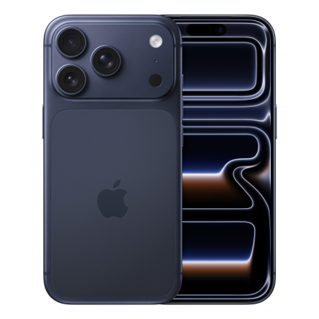 Apple iPhone 17 Pro - 5G smartphone - dual-SIM  /  Internal Memory 512 GB - OLED display - 6.3" - 2622 x 1206 pixels (120 Hz) - 3x rear cameras 48 MP, 48 MP, 48 MP - front camera 18 Megapixel - deep blue - 0