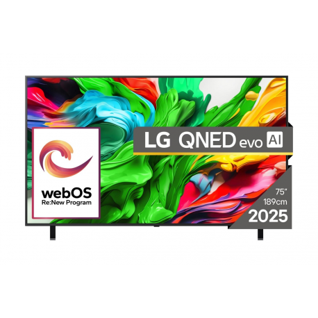 LG 75QNED85A3C - 75" Diagonal Class QNED85 Series LED-backlit LCD TV - QNED evo AI - Smart TV - webOS - 4K UHD (2160p) 3840 x 2160 - HDR - Mini-LED - 0