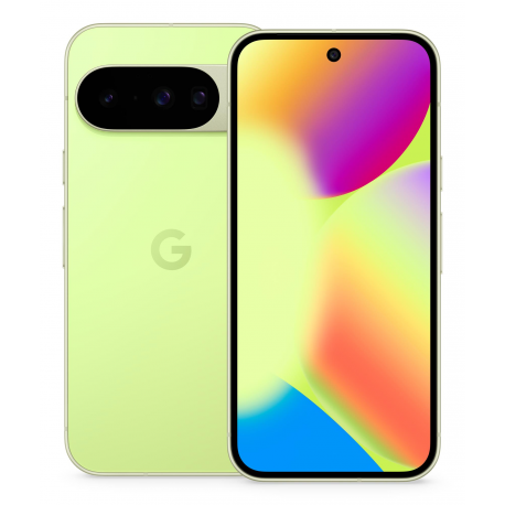 Google Pixel 10 - 5G smartphone - dual-SIM - RAM 12 GB  /  Internal Memory 256 GB - OLED display - 6.3" - 2424 x 1080 pixels (120 Hz) - 3x rear cameras 48 MP, 13 MP, 10.8 MP - front camera 10.5 MP - lemongrass - 0