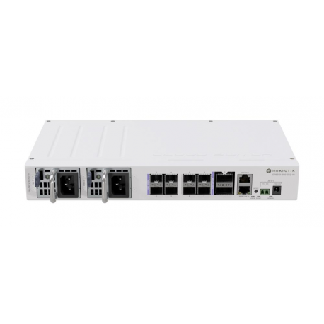MikroTik CRS510-8XS-2XQ-IN - Switch - 8 x 25 Gigabit SFP28 + 2 x 100 Gigabit QSFP28 - rack-mountable - 0
