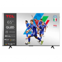 TCL 65T69C - 65" Diagonal Class (64.5" viewable) LED-backlit LCD TV - QLED - Smart TV - Google TV - 4K UHD (2160p) 3840 x 2160 - HDR - Quantum Dot - brushed metal
