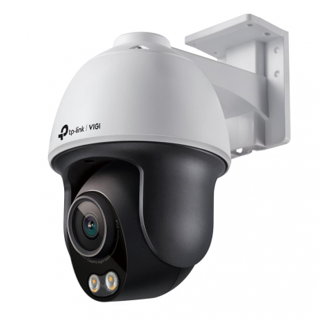 TP-Link VIGI C540S V1 - Network surveillance camera - pan / tilt - turret - outdoor - weatherproof - colour (Day&Night) - 4 MP - 2688 x 1520 - M16 mount - fixed focal - audio - Ethernet 10Base-T / 100Base-T - H.264, H.265, H.265+, H.264+ - DC 12 V / PoE - 0